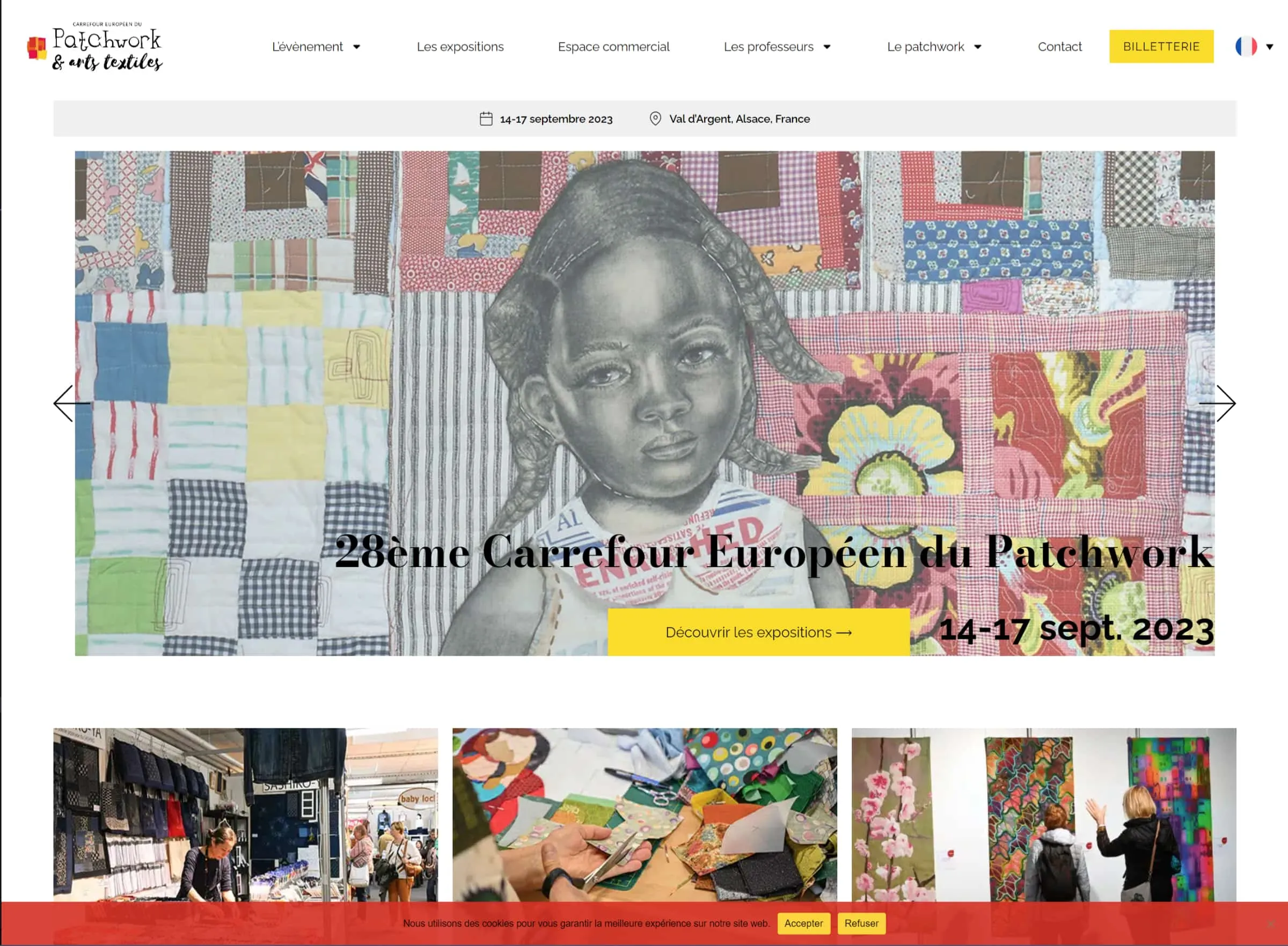 Site du Carrefour Européen du Patchwork